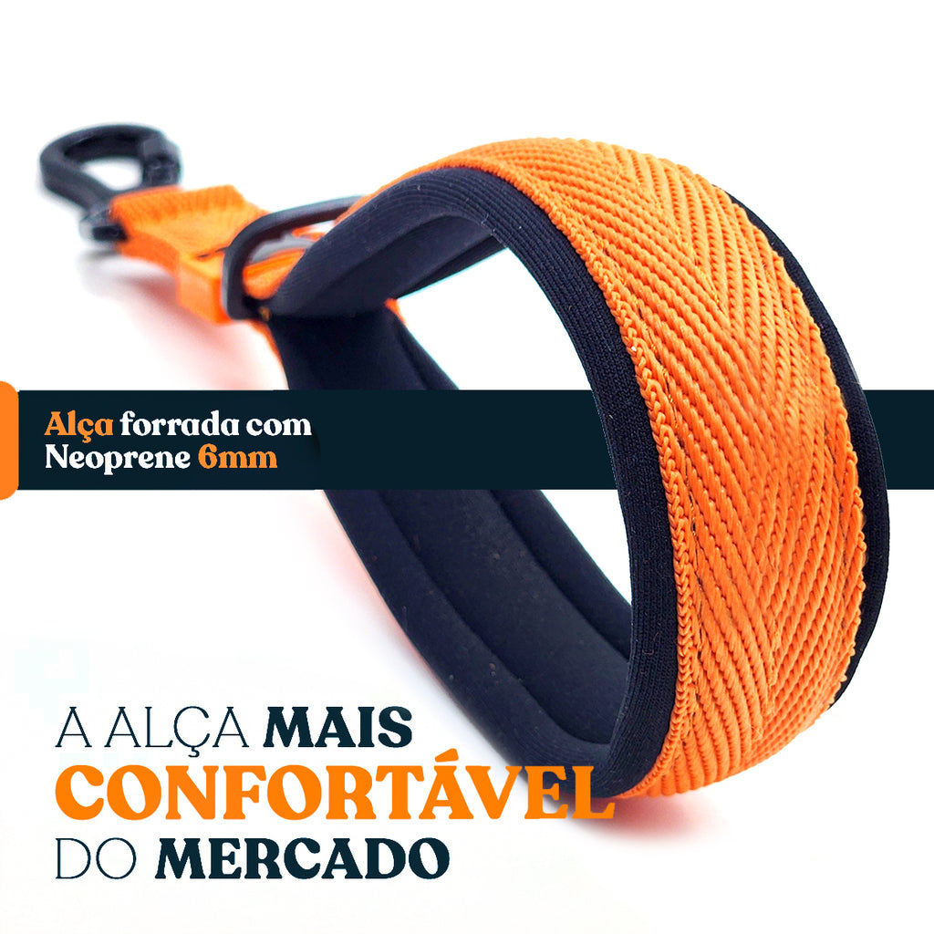 KIT COLEIRA + GUIA + PEITORAL PARA PASSEIOS CACHORRO AZUL